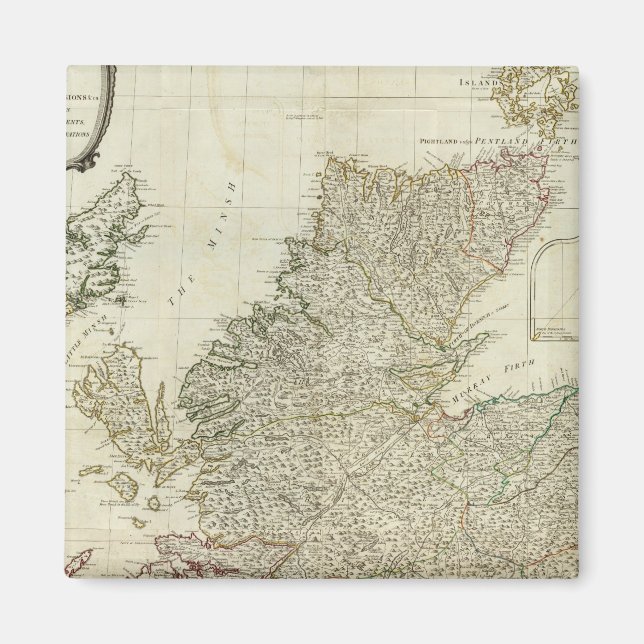 Composite Scotland eller North Britain Magnet (Framsidan)