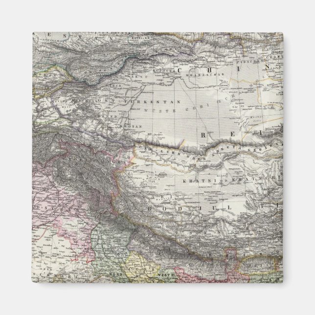 CompositeMap of India, Asia Magnet (Framsidan)