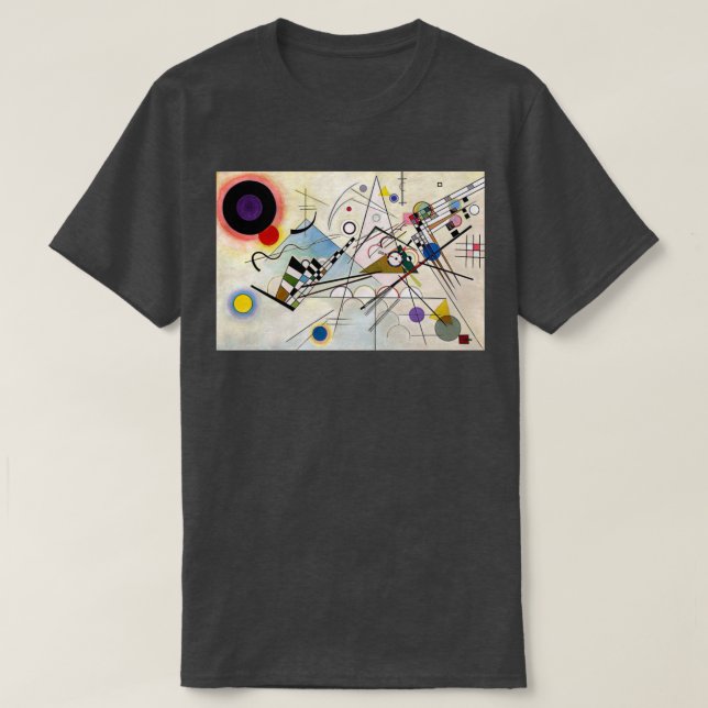 Composition 8 by Vasily Kandinsky T Shirt (Design framsida)