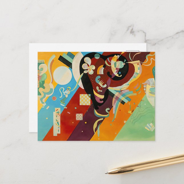 Composition IX, Wassily Kandinsky Vykort (Fram/Back In Situ)
