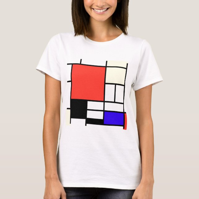 Composition , Mondriaan T Shirt (Framsida)
