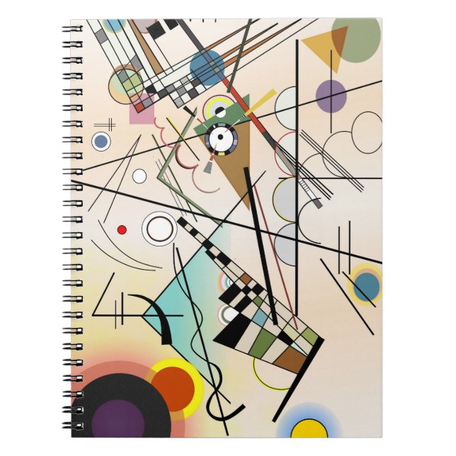 Composition VIII by Wassily Kandinsky Anteckningsbok (Framsidan)