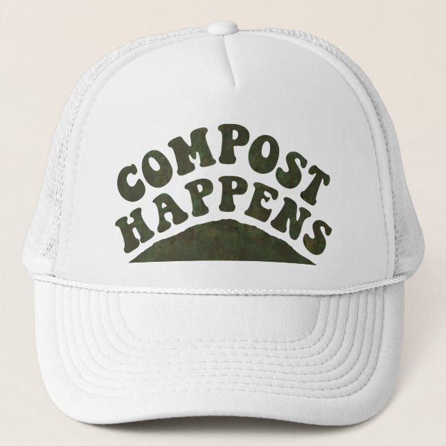 Compost händer locket truckerkeps (Framsida)