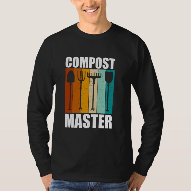 Compost Master Organic  Enthusiast T Shirt (Framsida)