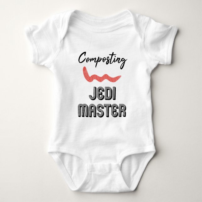 Composting Jedi Master T Shirt (Framsida)