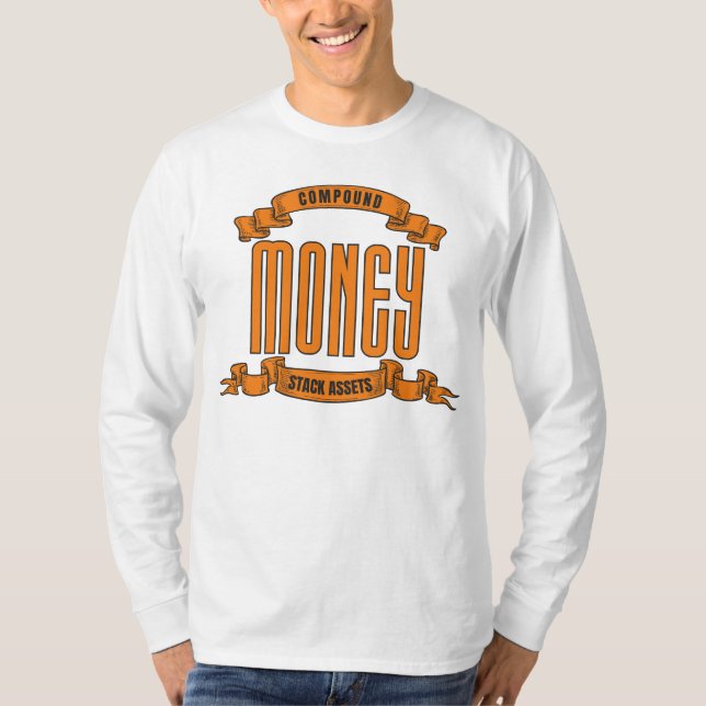 Compound Money™ Stack Assets i Stil T Shirt (Framsida)