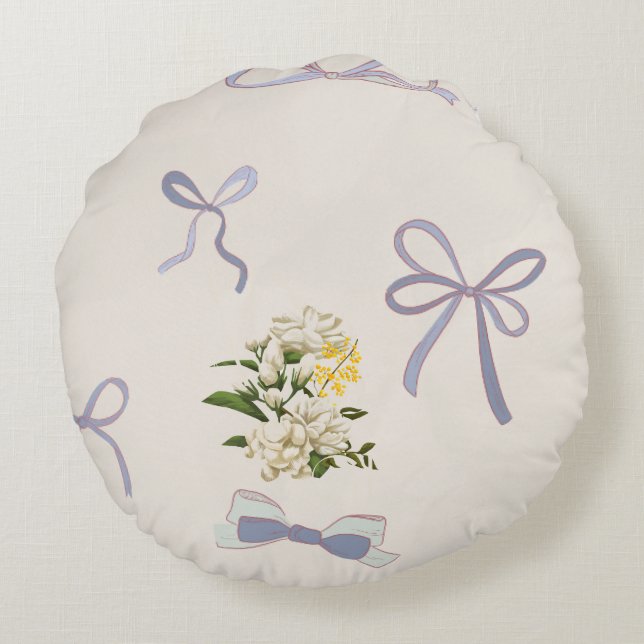 #CompressionRoundPillow Rund Kudde (Baksidan)