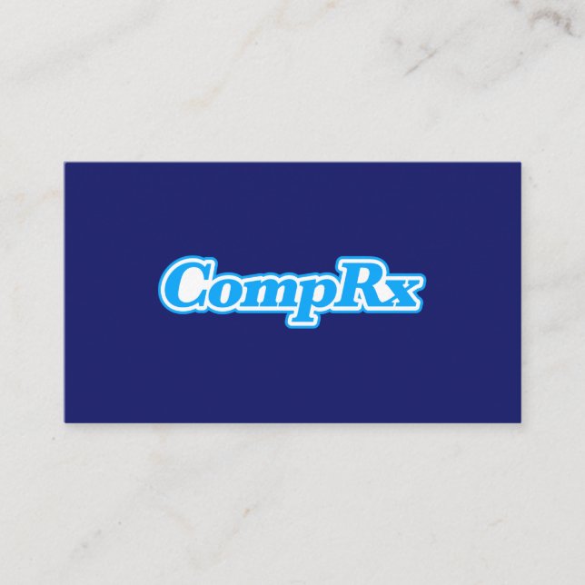 CompRx Affärsbokkort Visitkort (Framsida)