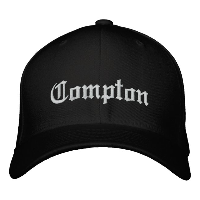 Compton Baseball Cap Broderad Keps (Framsida)