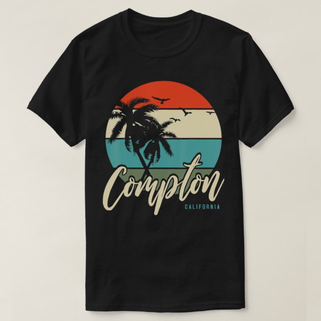 Compton California T Shirt (Design framsida)