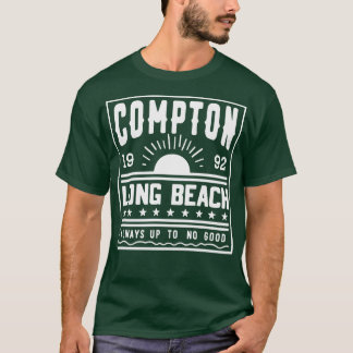 Compton Long Beach 90s Music Fläkt Art T Shirt