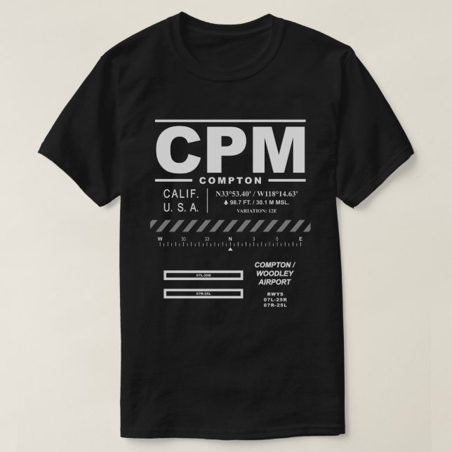 Compton/Woodley Airport CPM T Shirt (Design framsida)