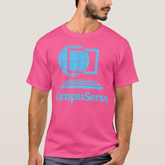 Compuserve Internet för människa T Shirt (Framsida)