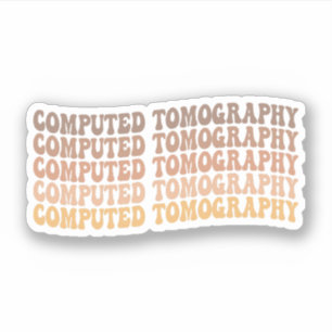 Compute Tomography Technolog, Radiolog XRAY Klistermärken