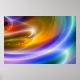 Computer Abstrakt Art Poster Digital Art Print