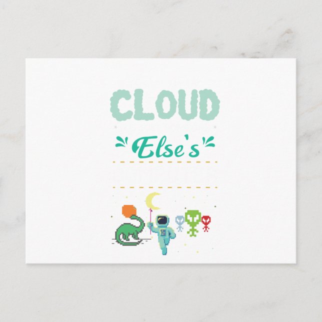 Computer Älskare Gamer Funny IT Programmer Vykort (Framsida)