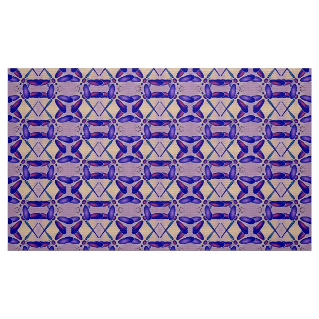 Computer Art Dragonfly (lila) Tyg (Fat Quarter)