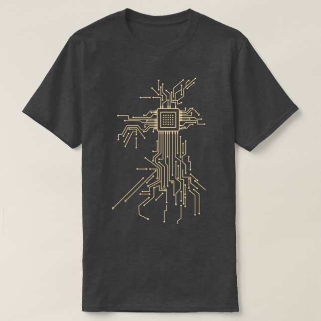 Computer Chip T Shirt (Design framsida)