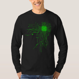 Computer CPU Chip PCB Circuit Design Tech Gift T Shirt