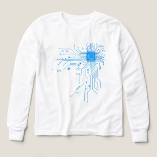 Computer CPU Chip PCB Circuit Design Tech Gift T Shirt