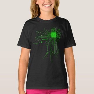 Computer CPU Chip PCB Circuit Design Tech Gift T Shirt