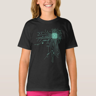 Computer CPU Chip PCB Circuit Design Tech Gift T Shirt