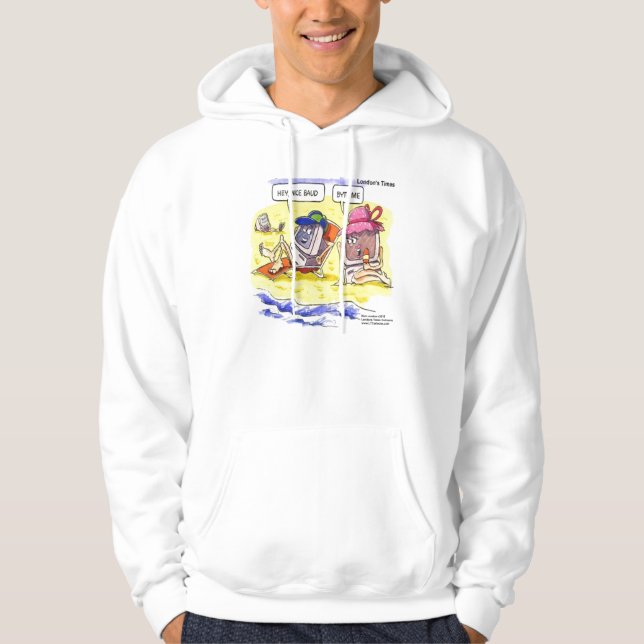 Computer Dating Funny Hoodie av Rick London (Framsida)