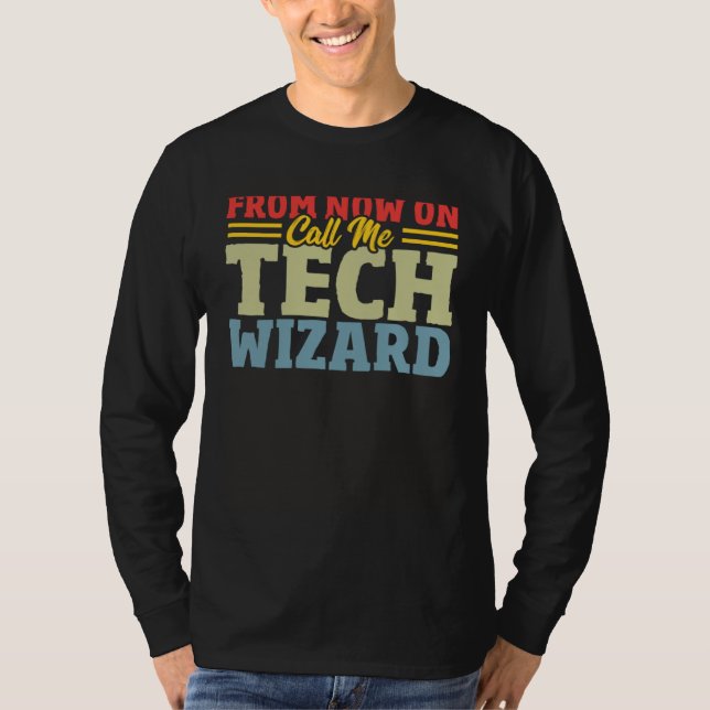 Computer Engineer IT Tech PC Specialist Computer R T Shirt (Framsida)
