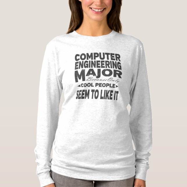 Computer Engineering College, stora Coolor T-shirt (Framsida)