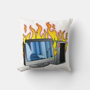 Computer Fire Dekorativ kudde