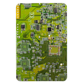 Computer Geek Circuit Board Ljust grönt Magnet
