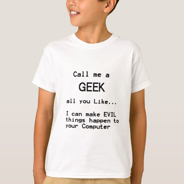 Computer Geek T-shirt (Framsida)