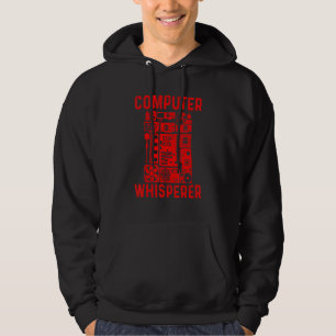 Computer Geek Tech Nerd Manar Women Coola Support Hoodie