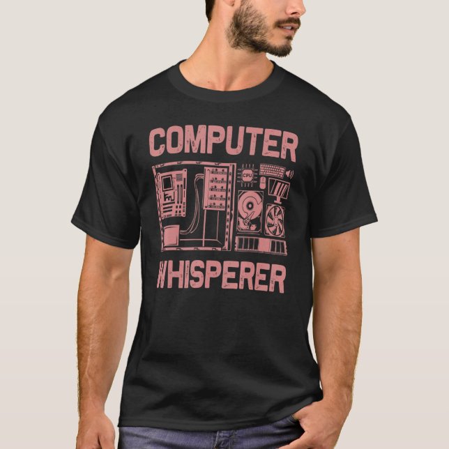 Computer Geek Tech Nerd Manar Women Coola Support  T Shirt (Framsida)