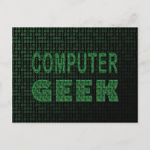 Computer Geek Vykort