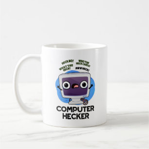 Computer Hecker Funny Hacker Pun Kaffemugg