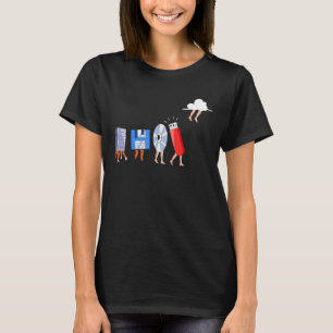 Computer Ingenjör Disk USB-diskettenhet Programmin T Shirt