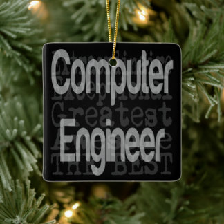 Computer Ingenjör Extraordinaire Ceramic Ornament