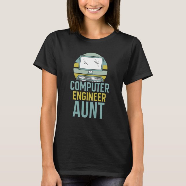 Computer Ingenjör Moster Programming Programmer En T Shirt (Framsida)