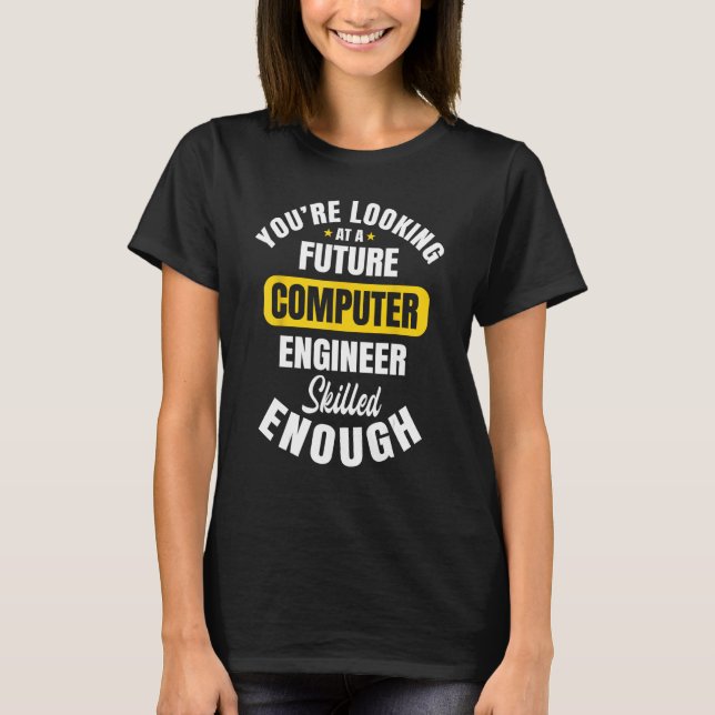 Computer Ingenjör Student Programmer Developer Eng T Shirt (Framsida)