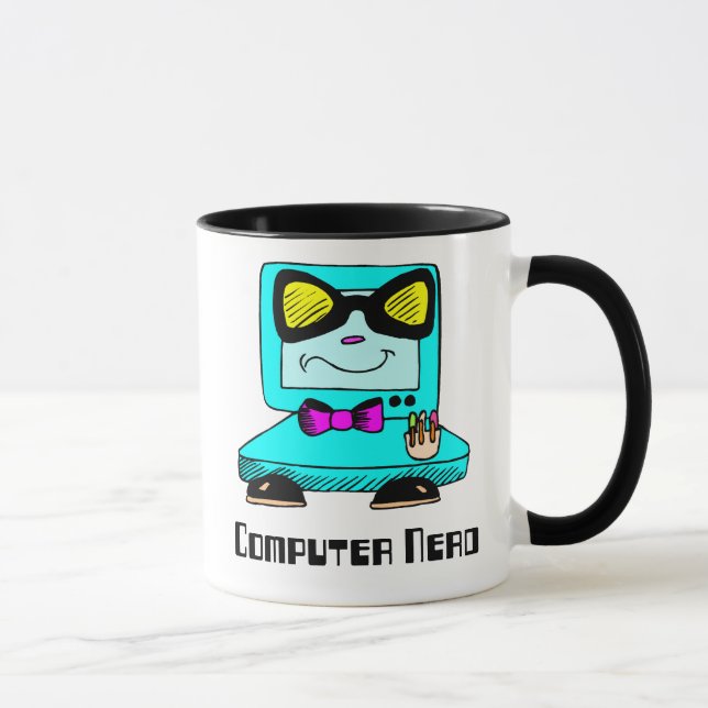 Computer Nerd Geek Mugg (Höger)