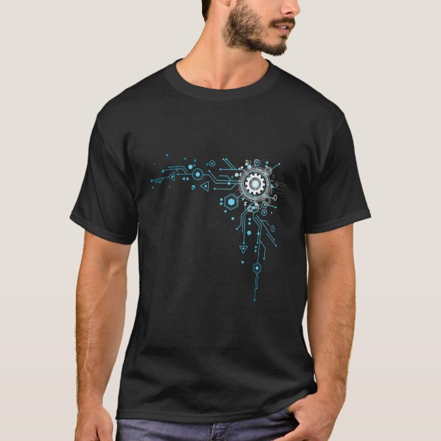 Computer Nerd Ingenjör Tech Geek Computer Nerd Sof T Shirt (Framsida)
