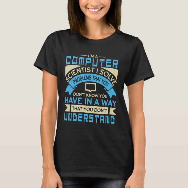 Computer Nerd T Shirt (Framsida)