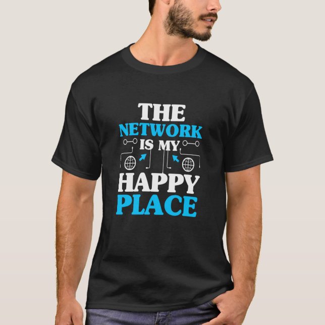 Computer Network Engineering Network Engineer  2 T Shirt (Framsida)