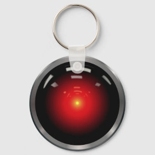 Computer Öga artificiell intelligens Nyckelring