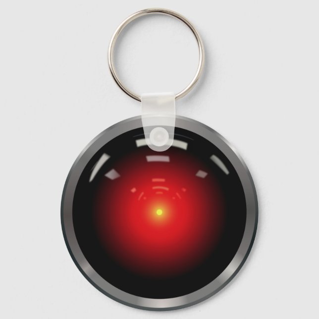 Computer Öga artificiell intelligens Nyckelring (Framsida)