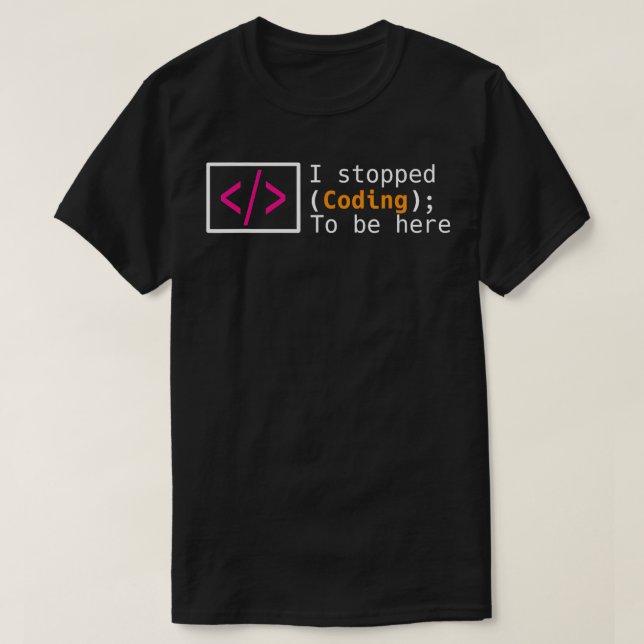 Computer Programmer and Coding Gift for Programmin T Shirt (Design framsida)