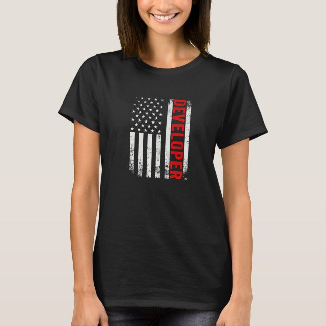 Computer Programmer Developer Coder Admin Geek Cod T Shirt (Framsida)