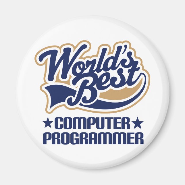 Computer Programmer Gift Magnet (Framsidan)