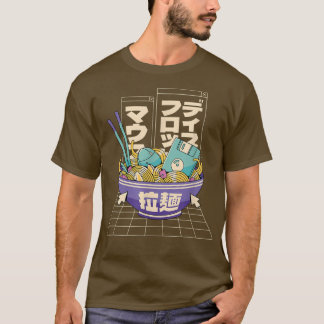 Computer Ramen Anime Noodles Kawaii Japan T Shirt